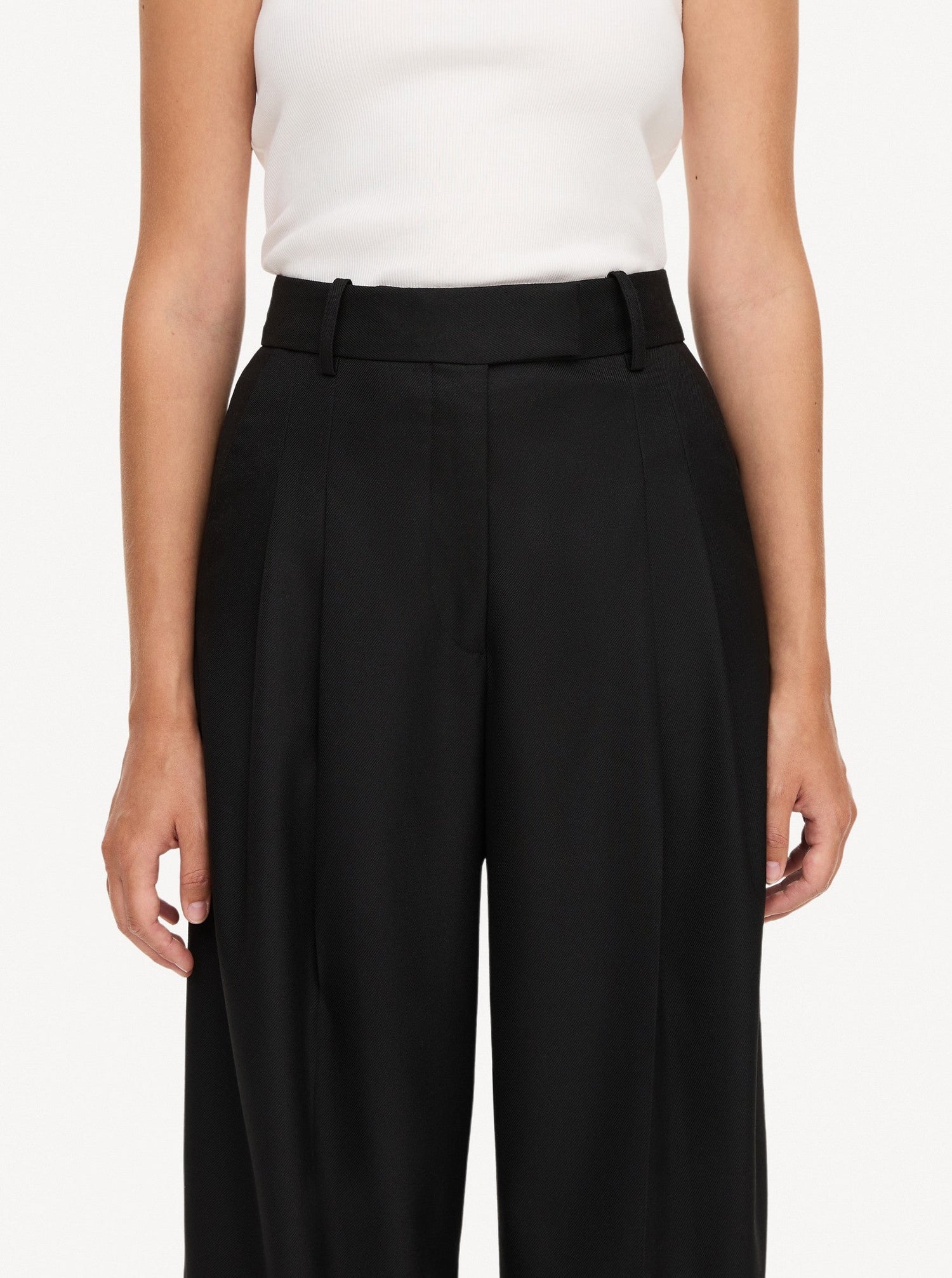 CYMBARIA high-waist trouser, black