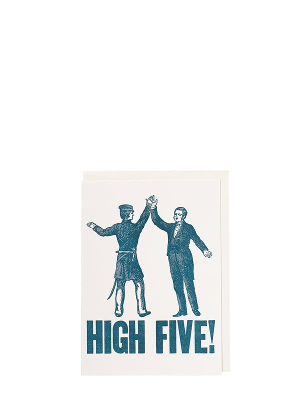 High five, large greeting card