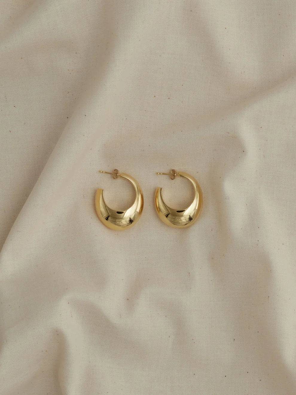 Drop Hoops, Gold plated