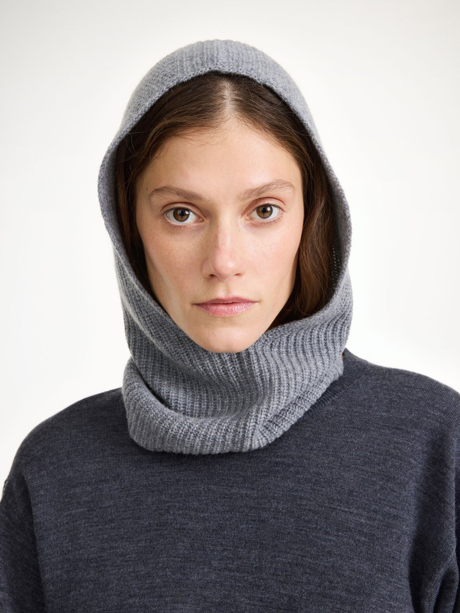 Renima balaclava, grey melange