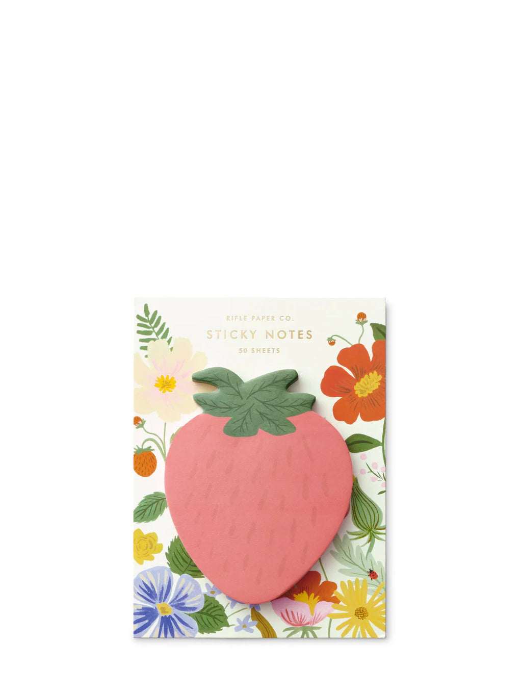 Strawberry sticky notes