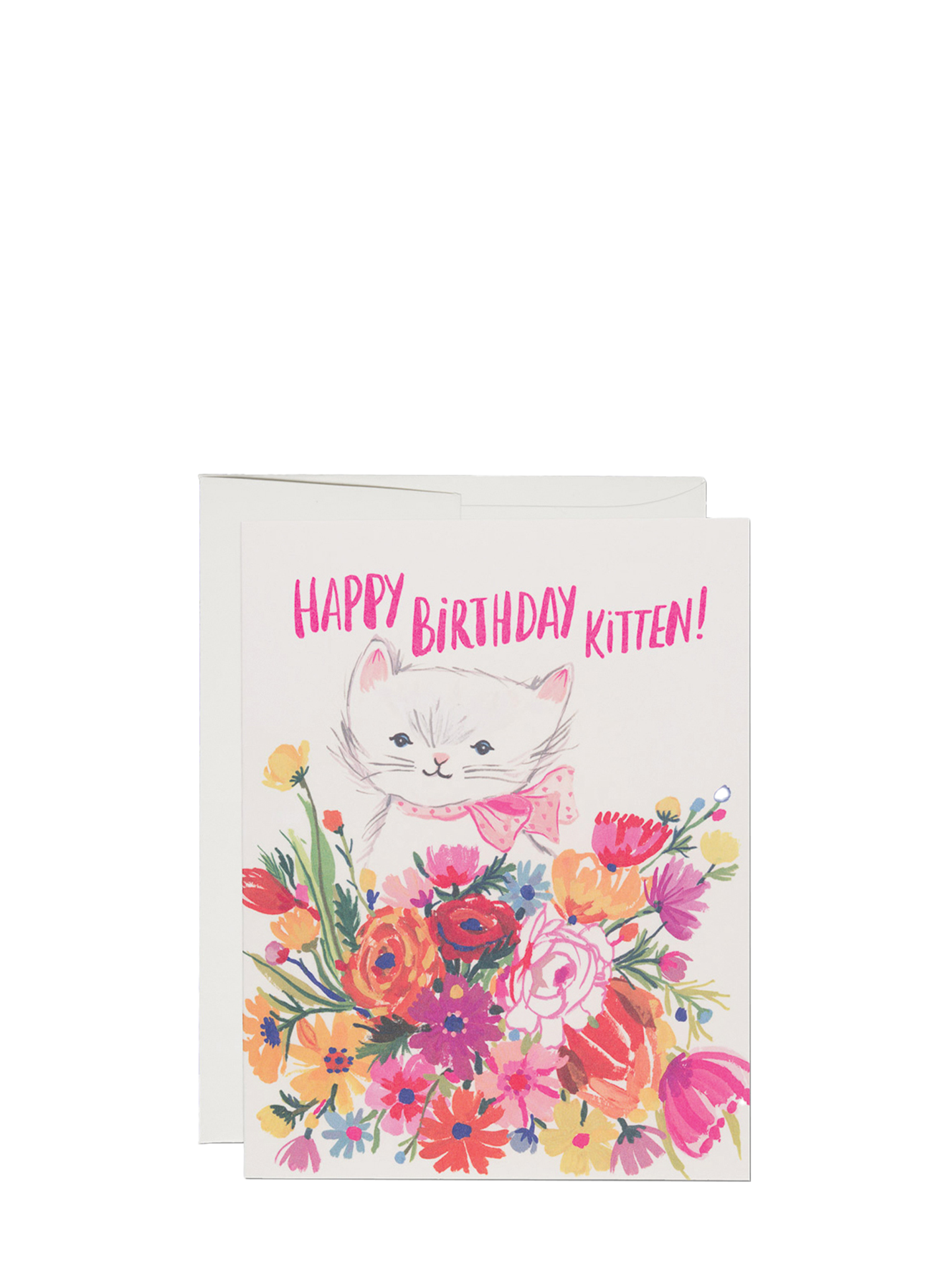 Happy Birthday Kitten Birthday Card