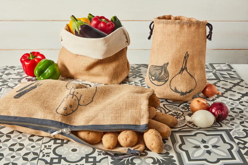 Soft storage bag for vegetables