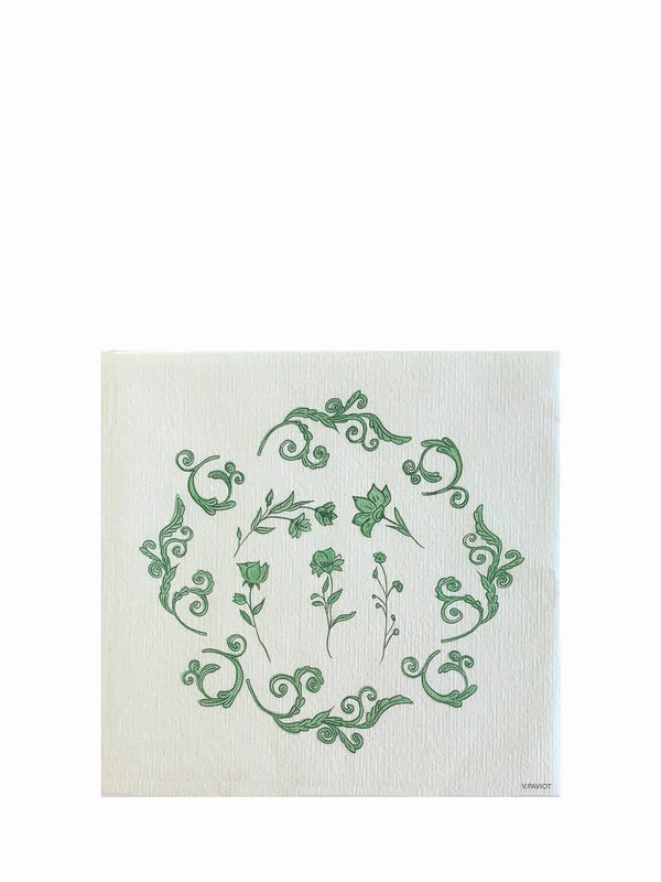 Regency dinner napkins, green (40x40cm)