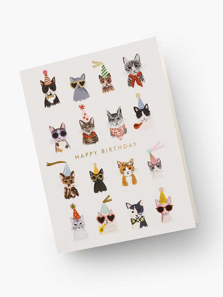 Cool Cats Birthday Card