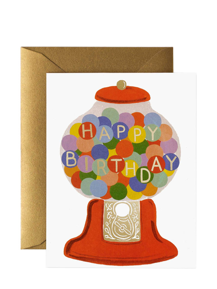 Gumball Birthday Card