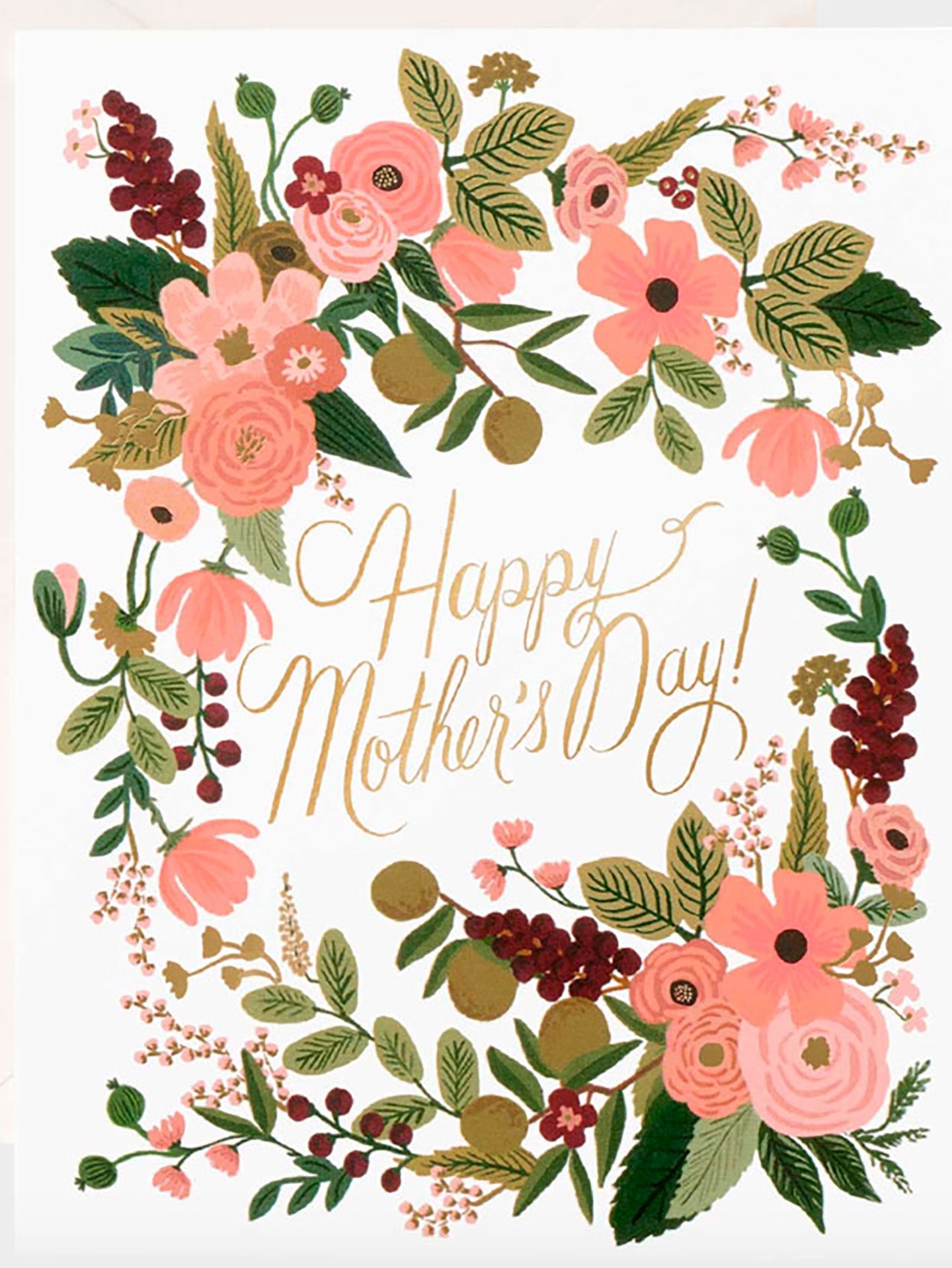 Mother's day card Garden Party