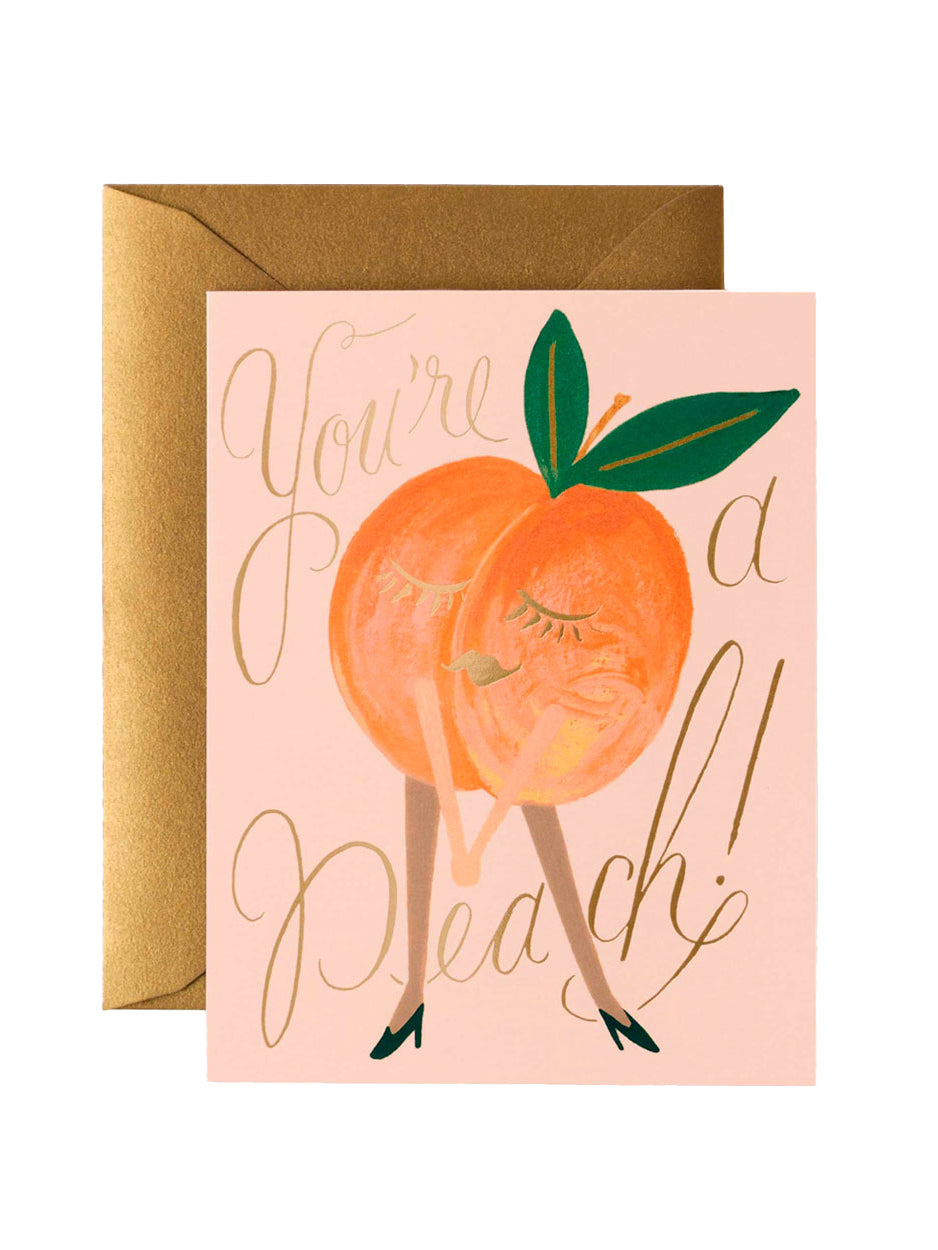 You're a Peach Love card