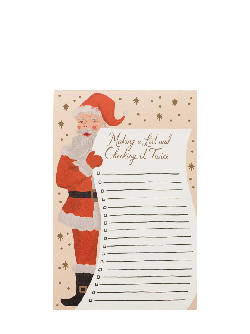 Santa's List Notepad