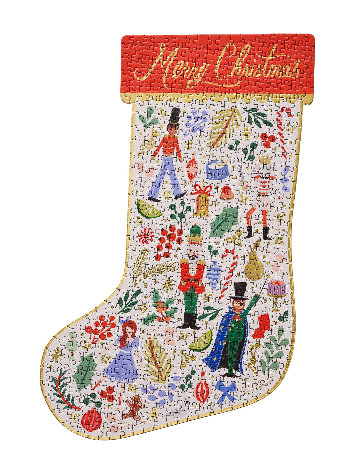 Nutcracker Sweets Stocking Puzzle, 500 pieces