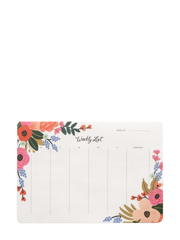 Weekly planner Lively floral