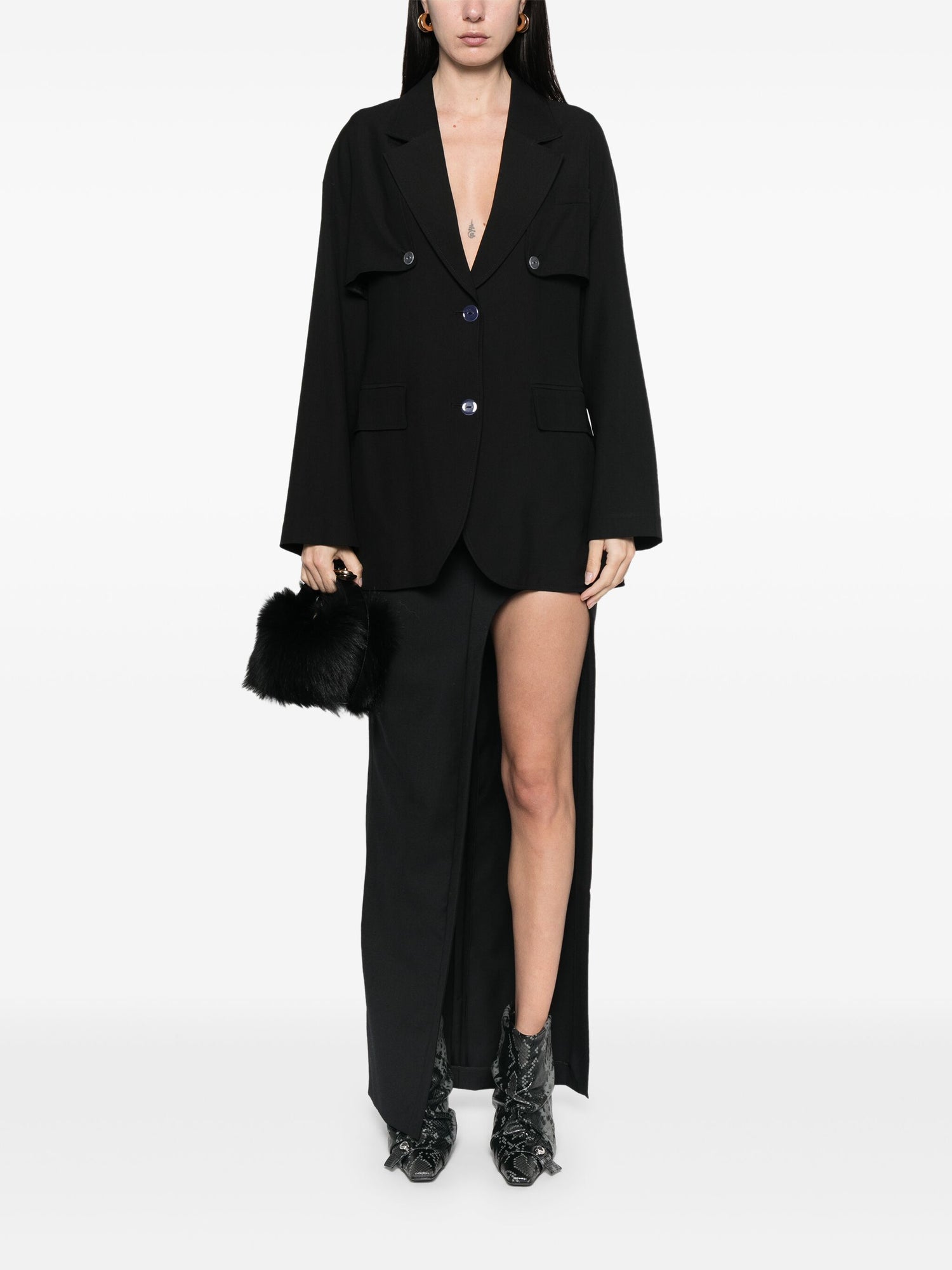 CONVERTIBLE BLAZER, black