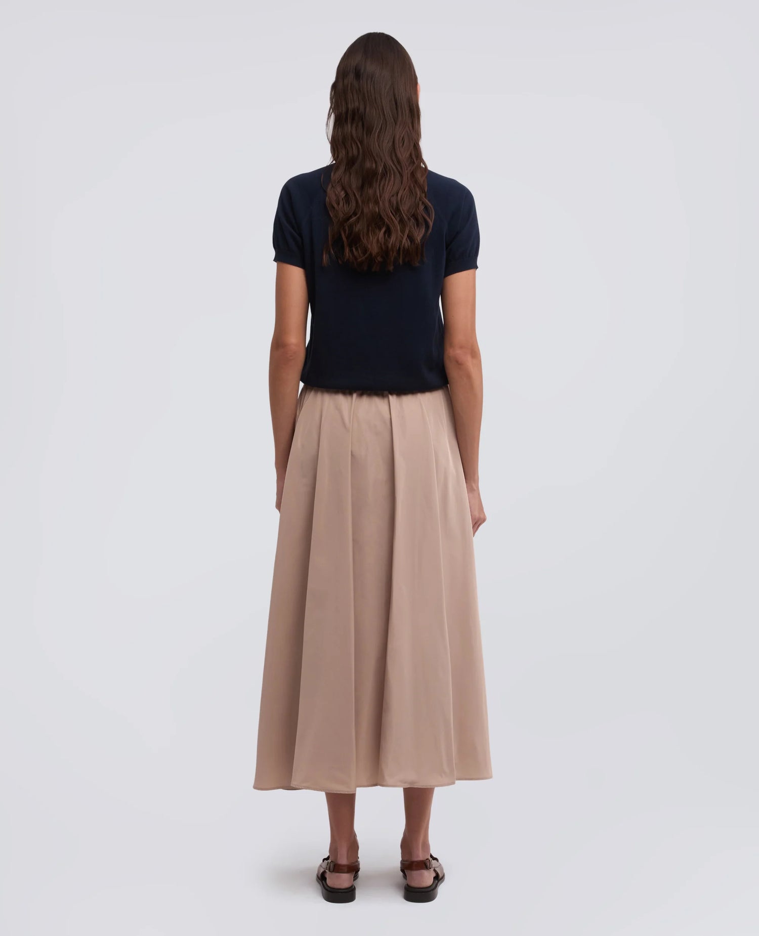 Technical skirt, beige