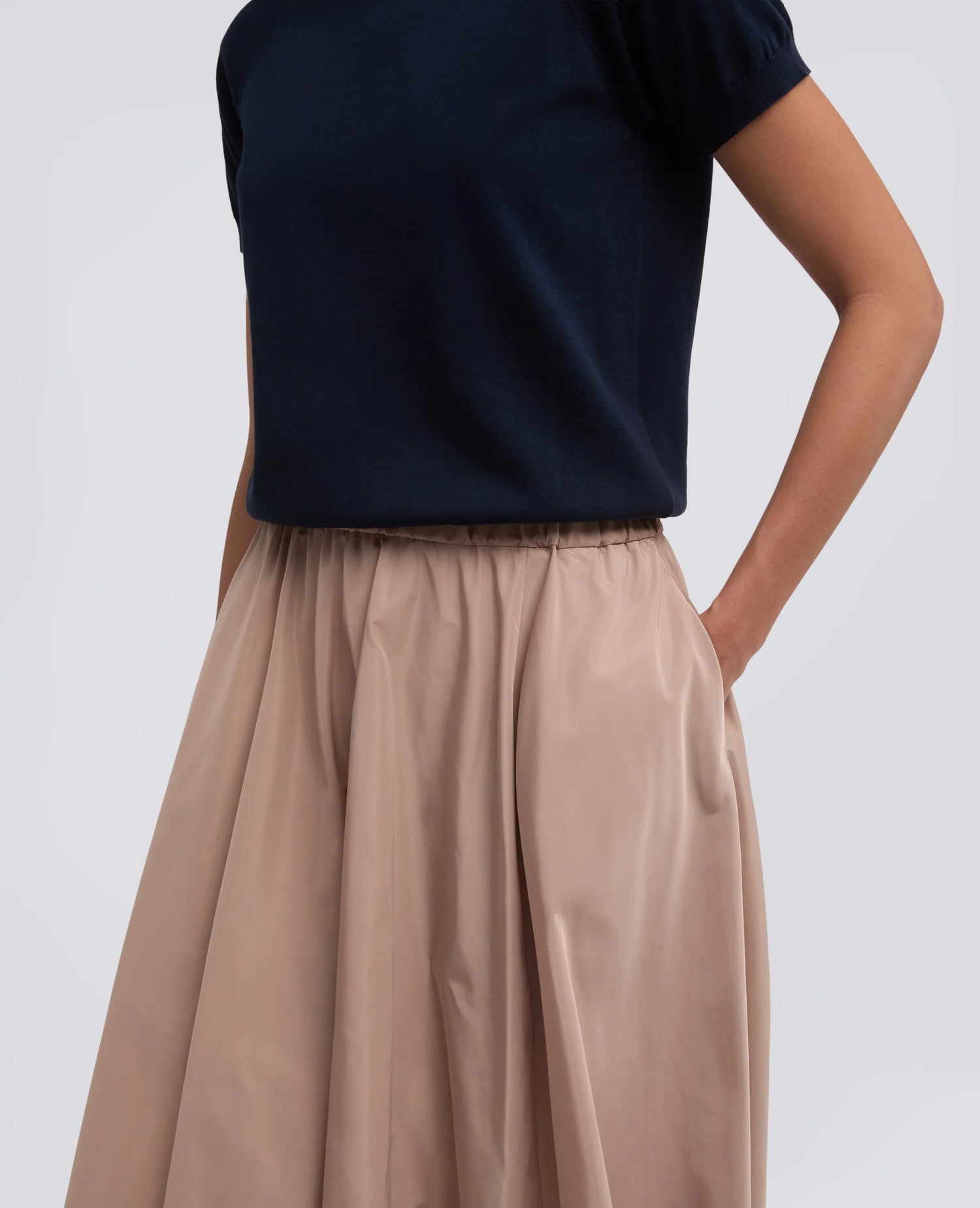 Technical skirt, beige