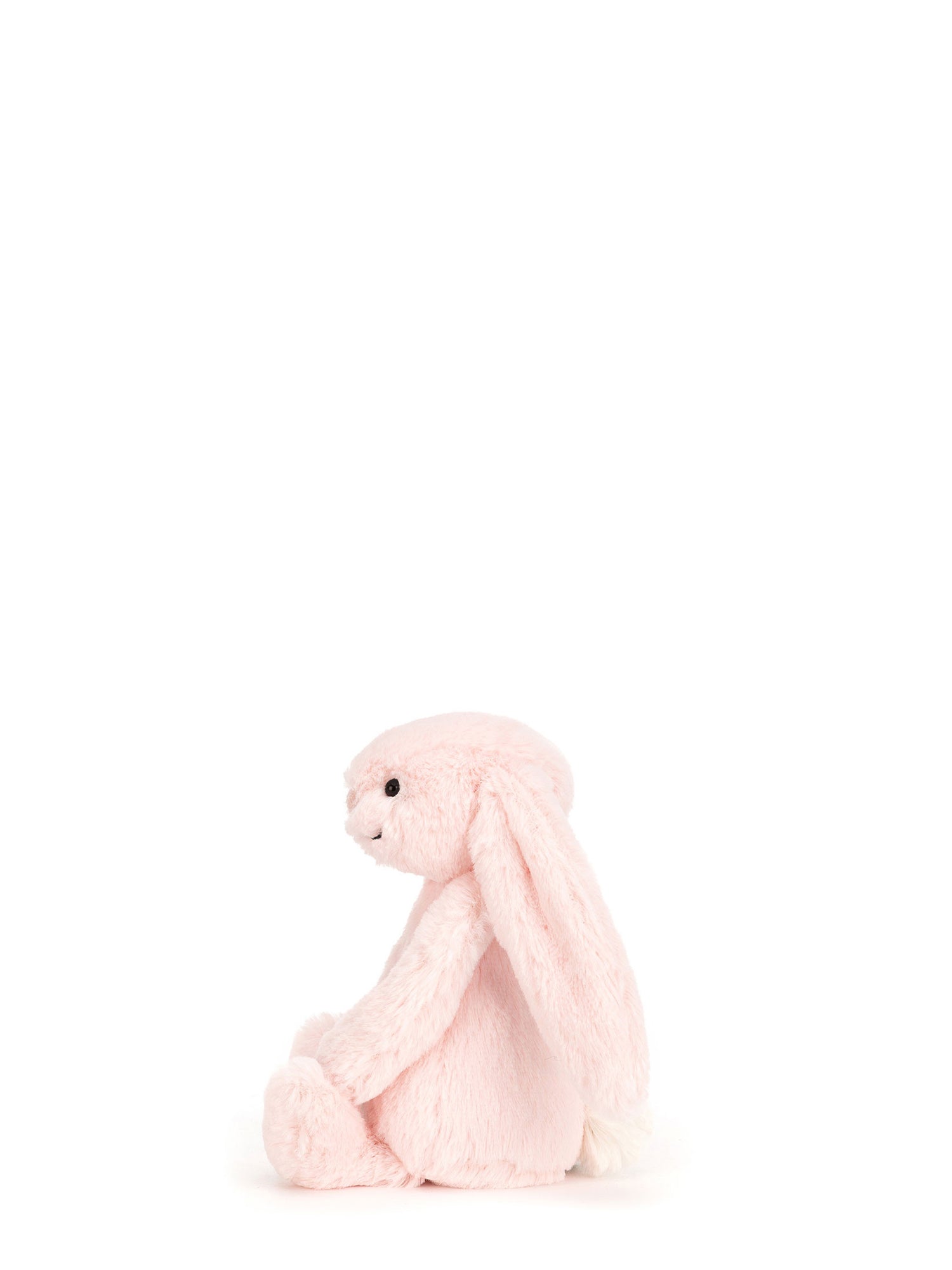 Bashful pink bunny rattle