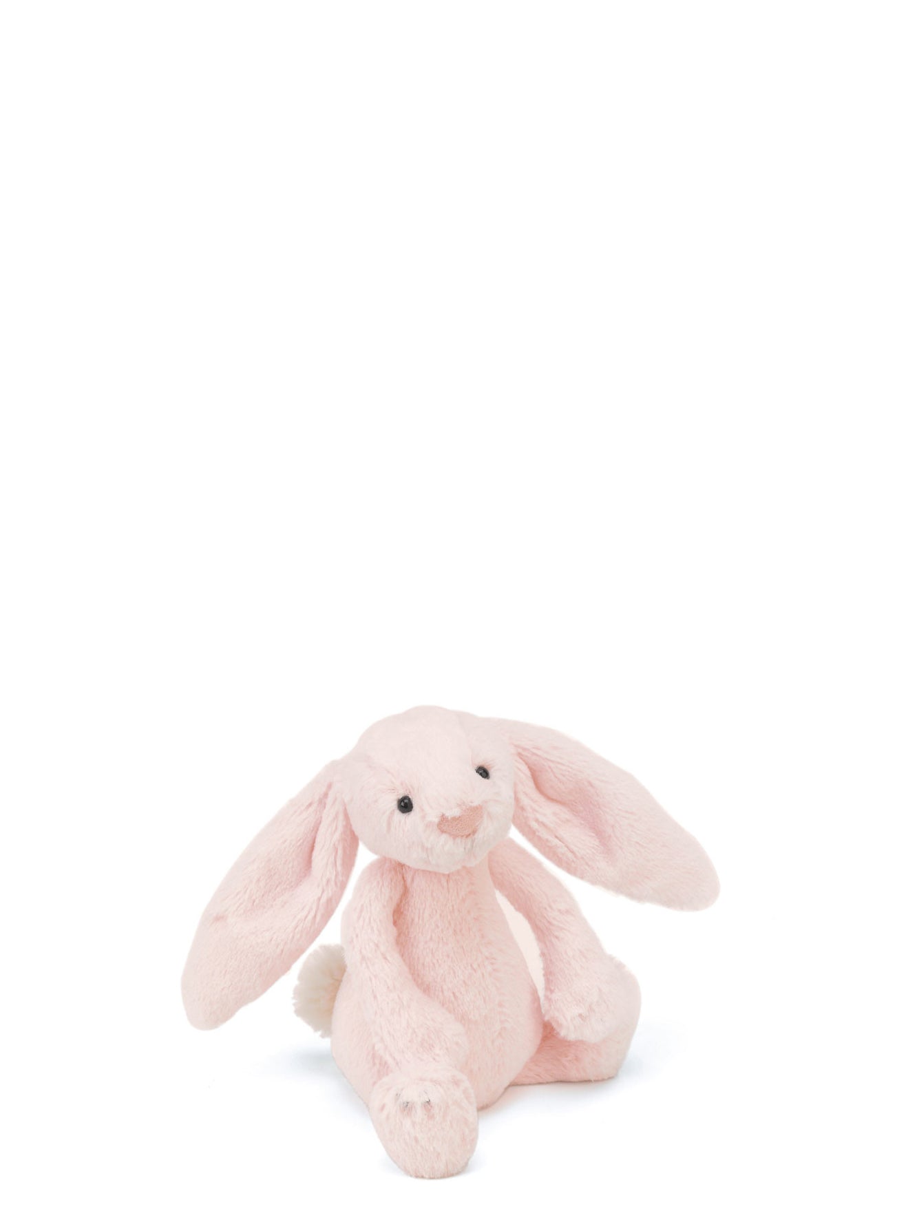 Bashful pink bunny rattle