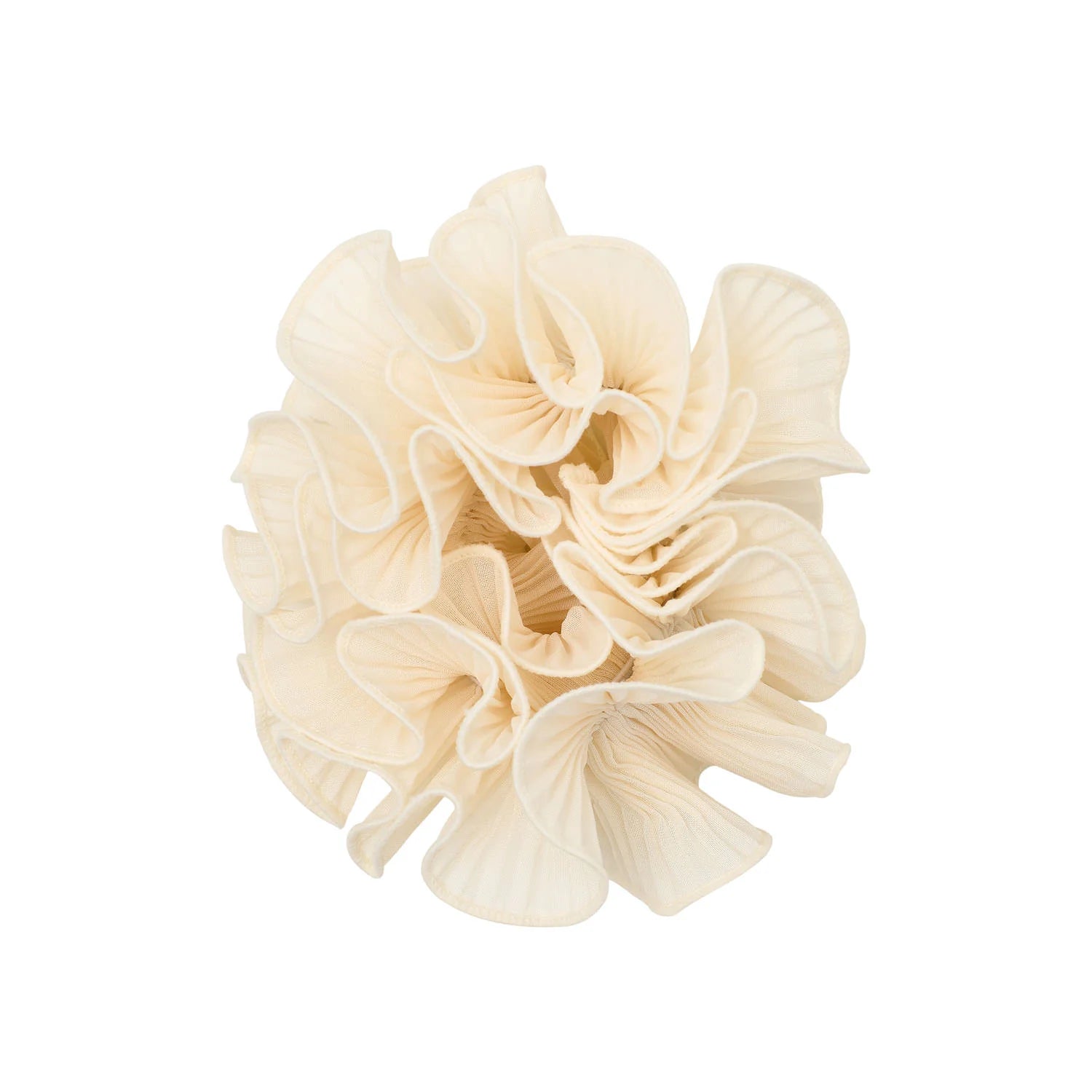 Swirl scrunchie, ivory