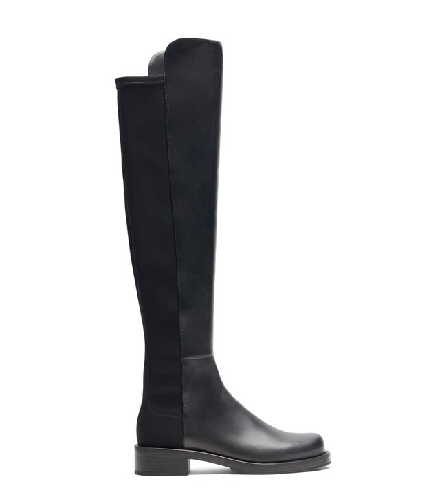 5050 Bold 35mm leather boot, black