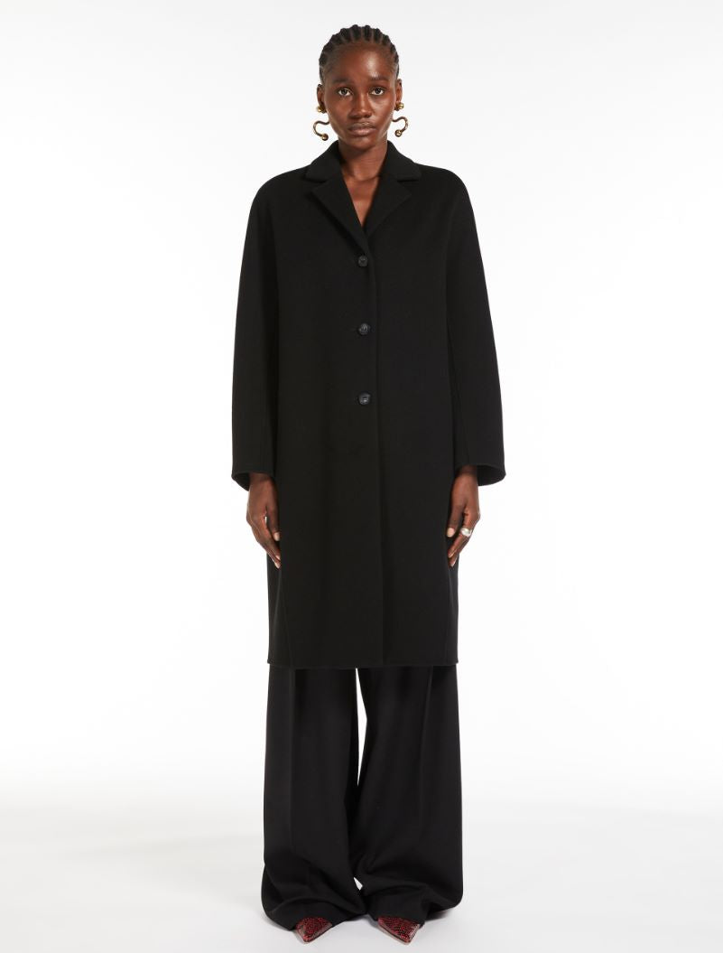 Adria wool coat, black