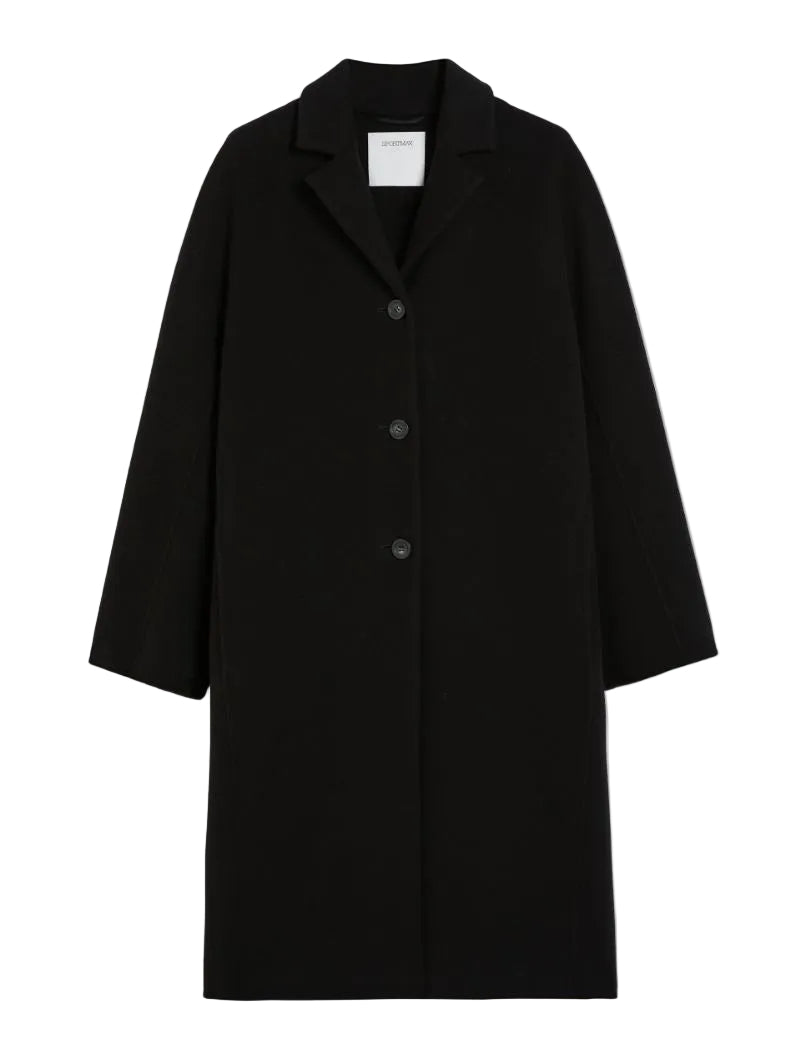 Adria wool coat, black