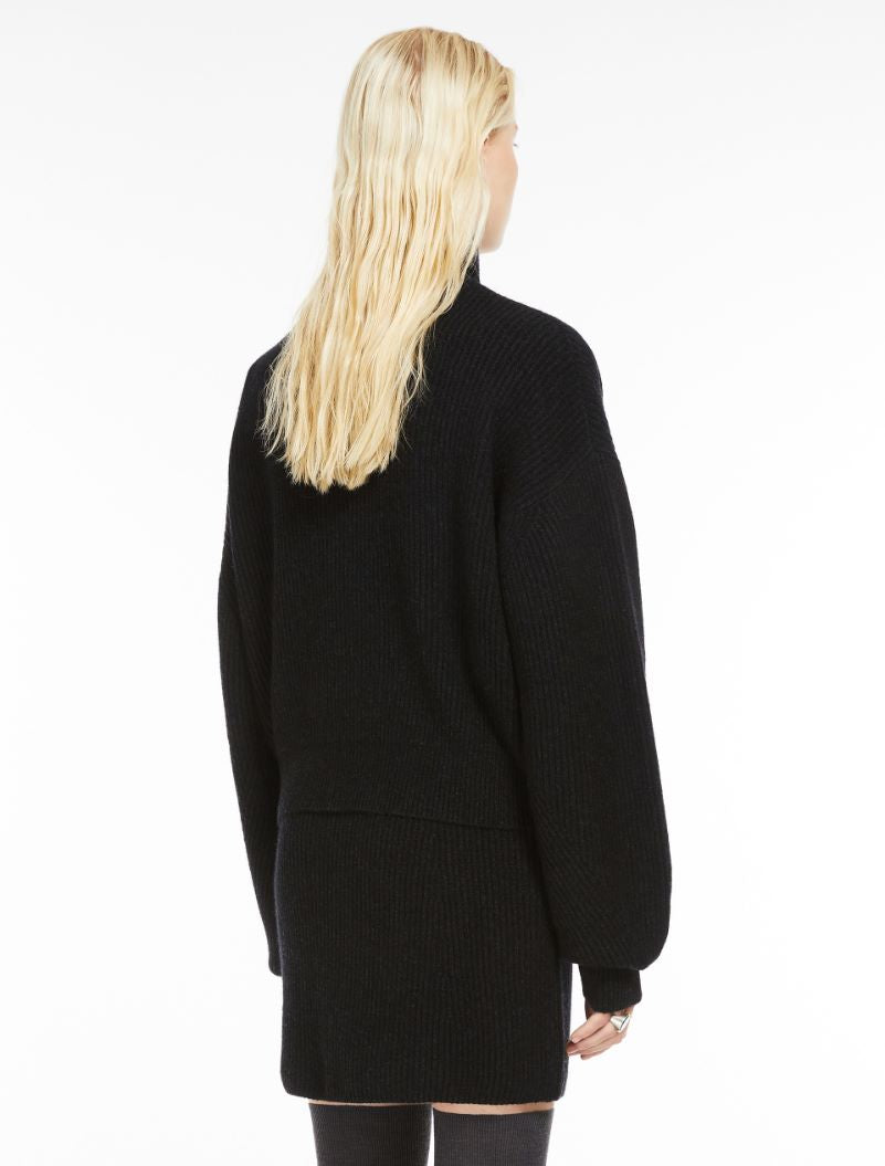 SVAGO Cashmere-blend cardigan, black