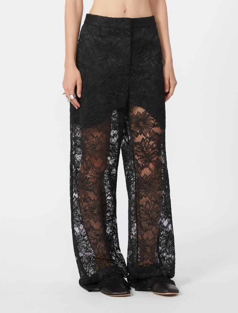 Afoso lace trousers, black