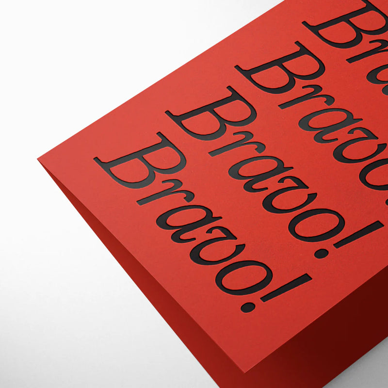 Bravo! congratulation card (for all occasions)