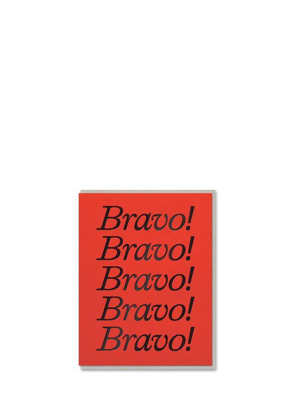 Bravo! congratulation card (for all occasions)