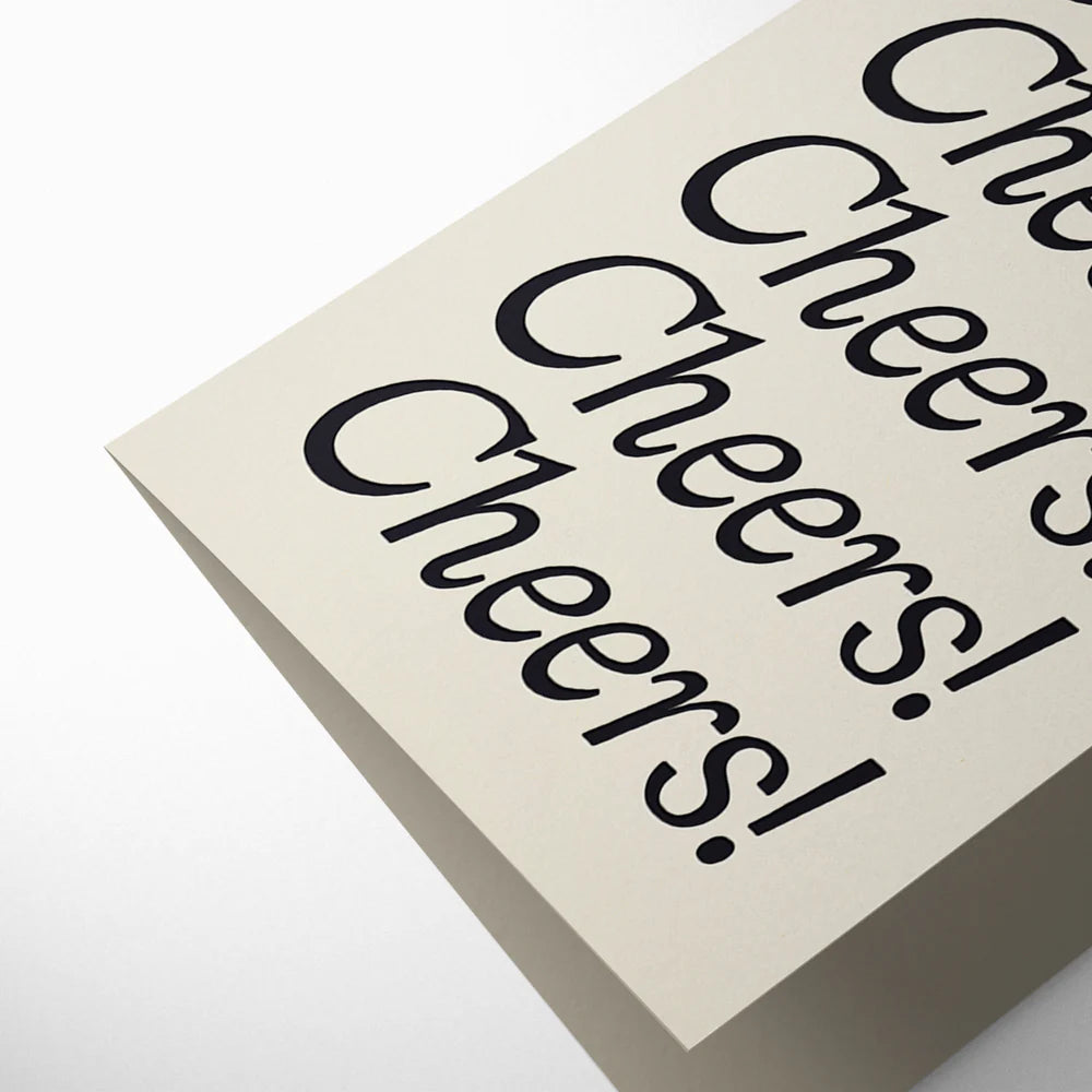Cheers! congratulation card (for all occasions)