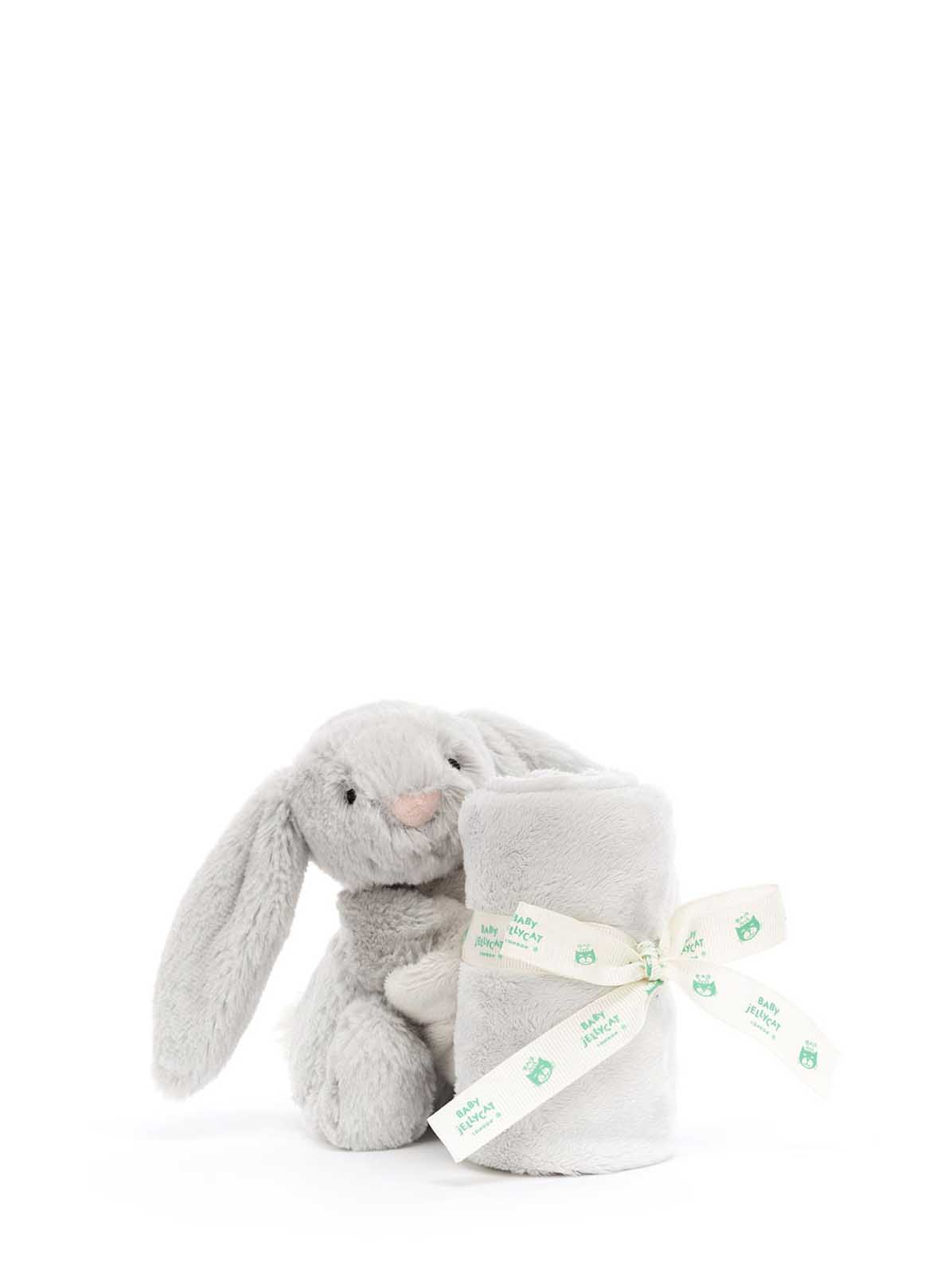 Bashful Blush Bunny Soother, silver