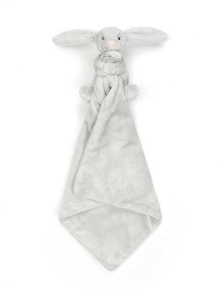 Bashful Blush Bunny Soother, silver