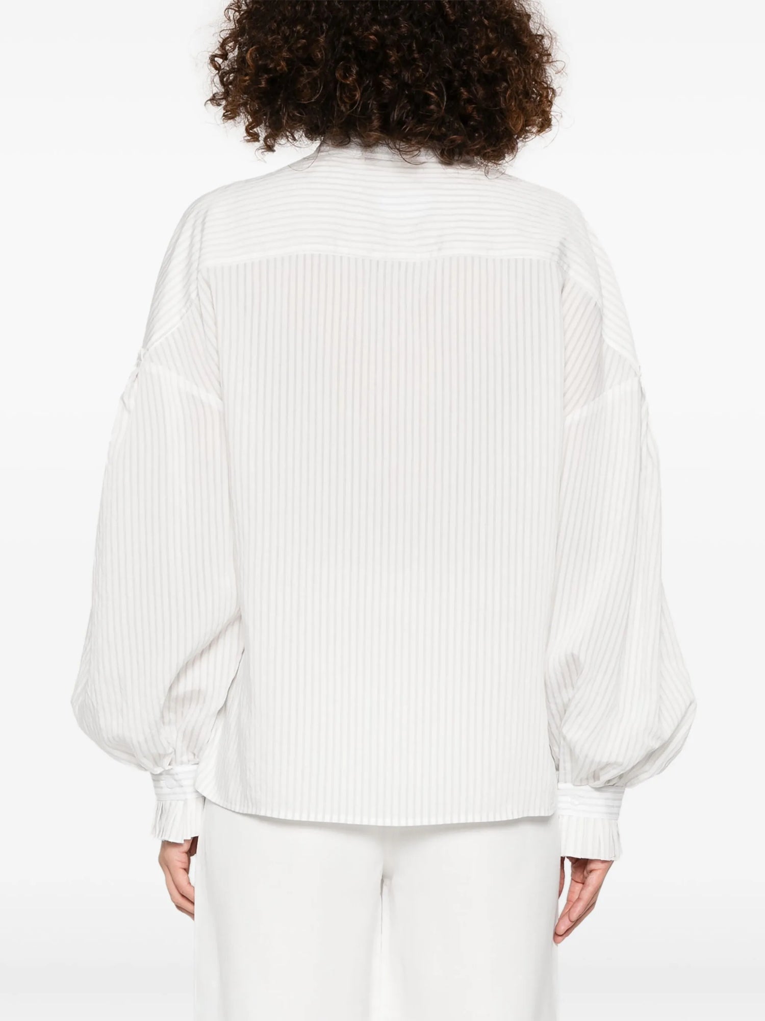 Lena shirt, white striped