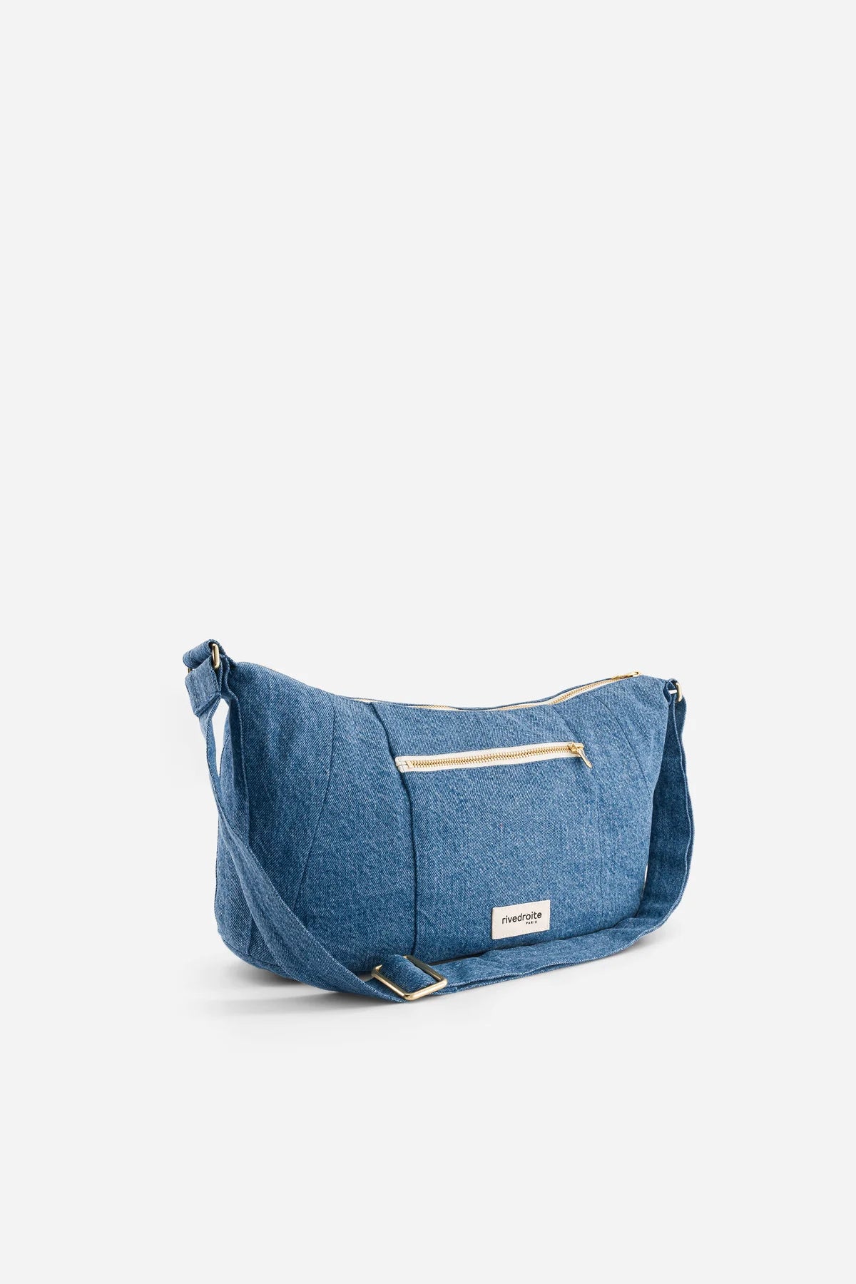 Mini Charlot bag, stone washed denim