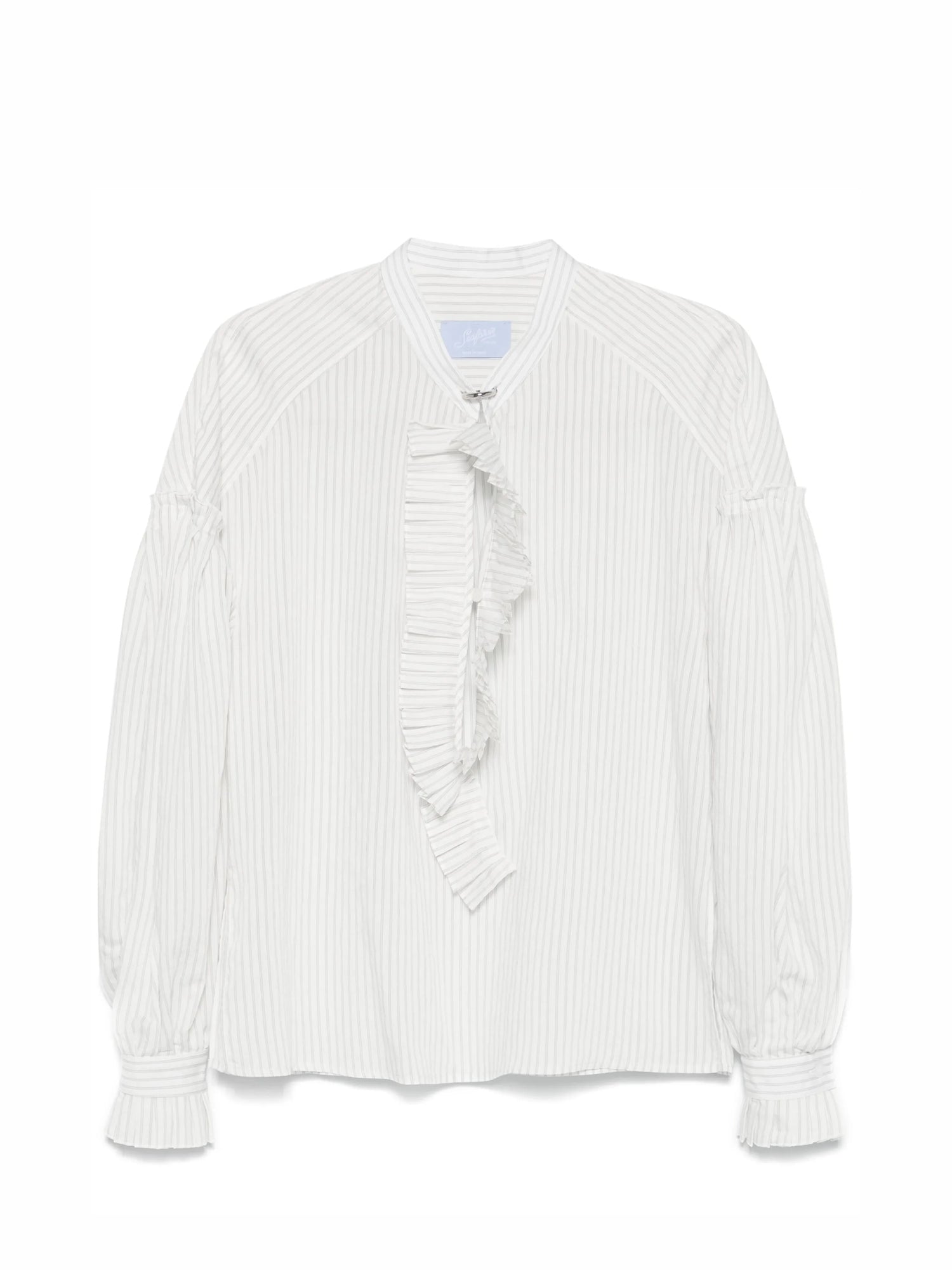 Lena shirt, white striped