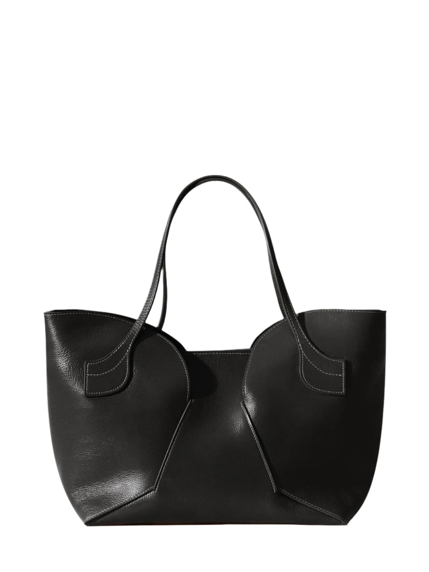 Sepal L Distressed bag, black