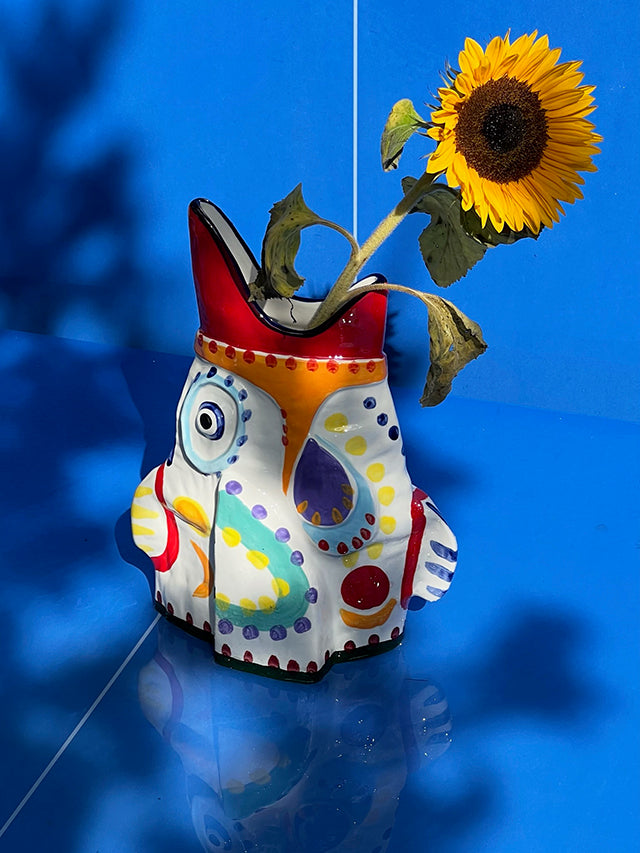 Hand-Painted Vase 04, Sicily by Ottolenghi