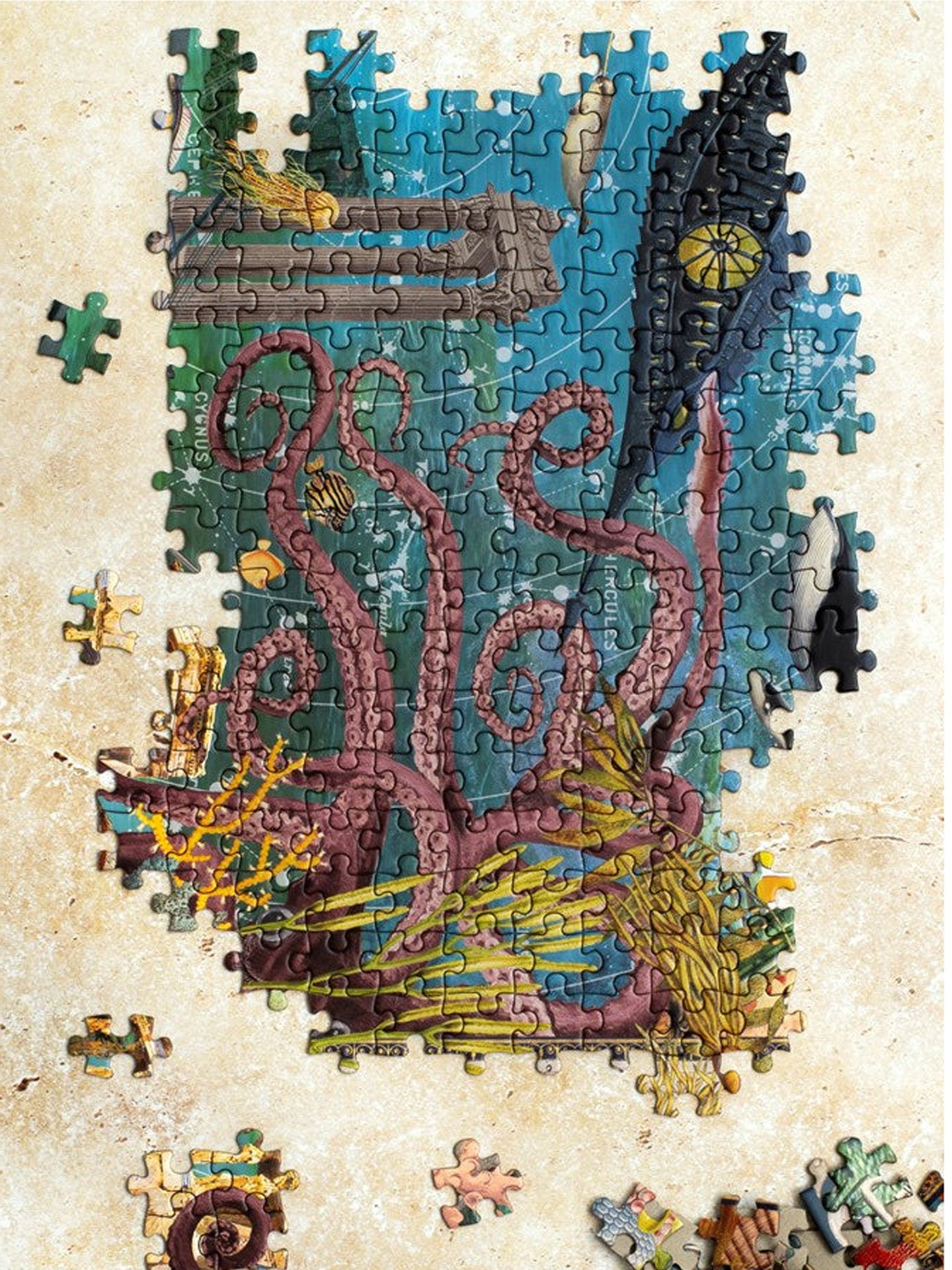 20 000 Leagues under the sea puzzle, 1000 pieces