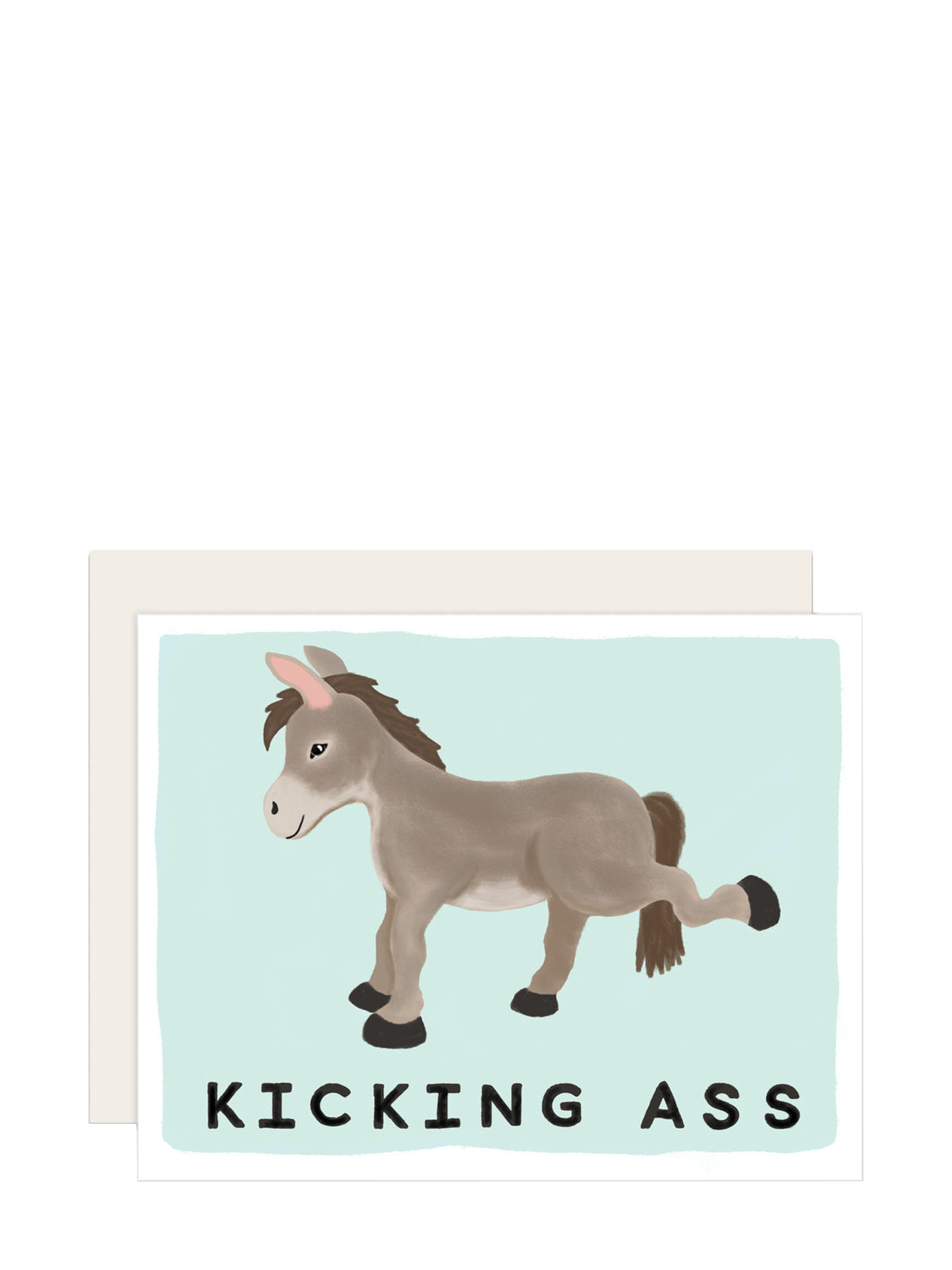Kicking Ass Encouragement Card