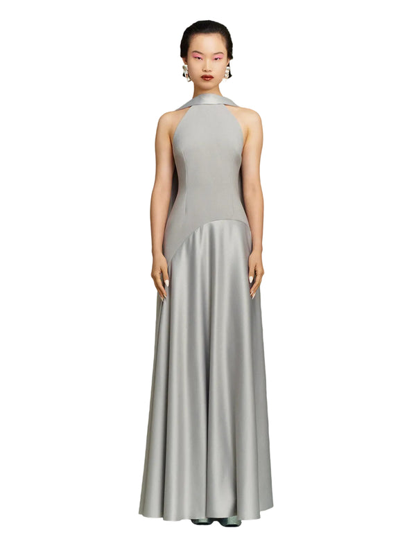 Cece maxi dress, silver
