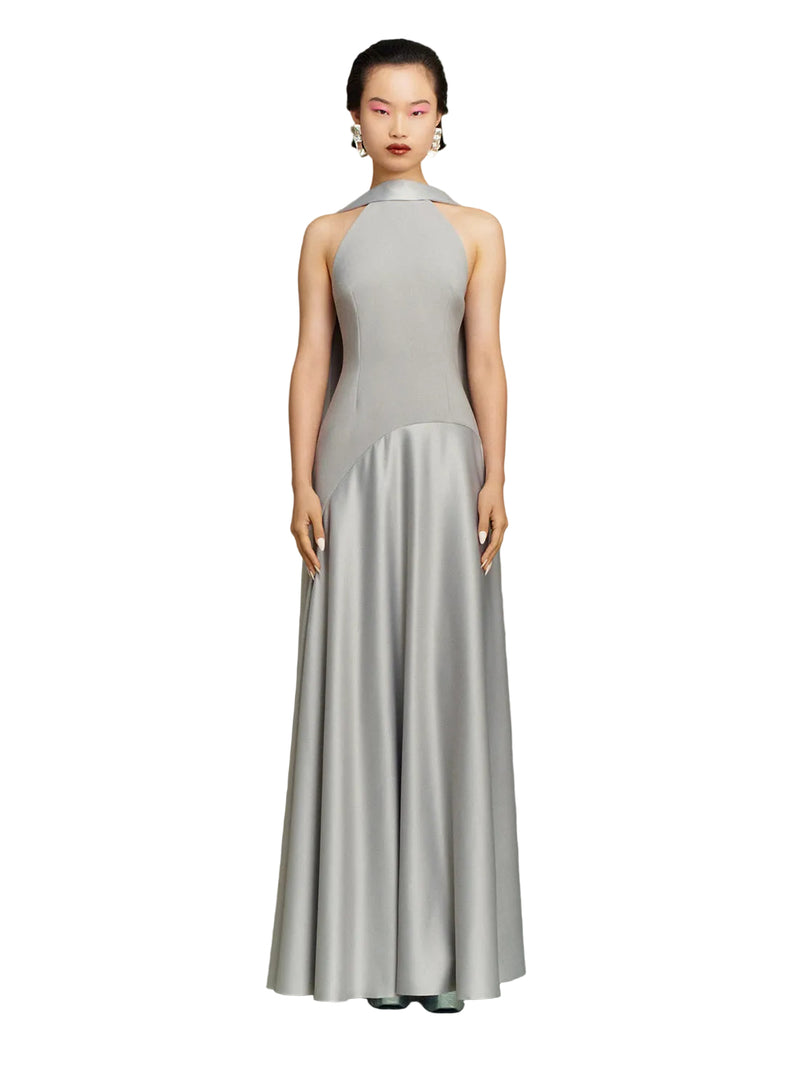 Cece maxi dress, silver