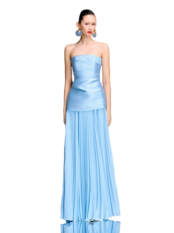 Claudette maxi dress, soft blue