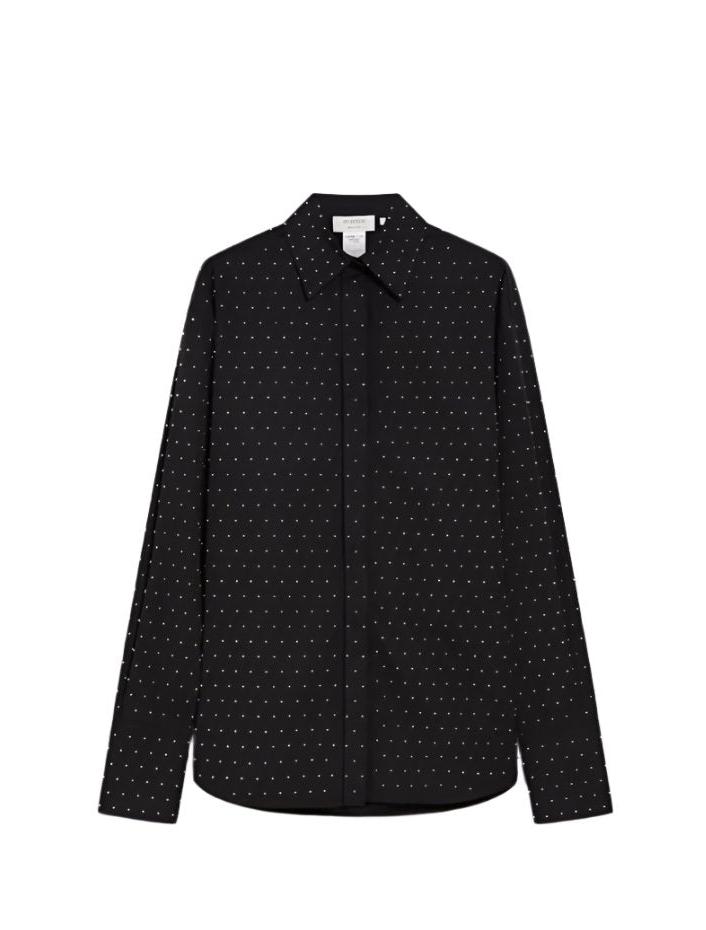 Vicky Studded shirt, black