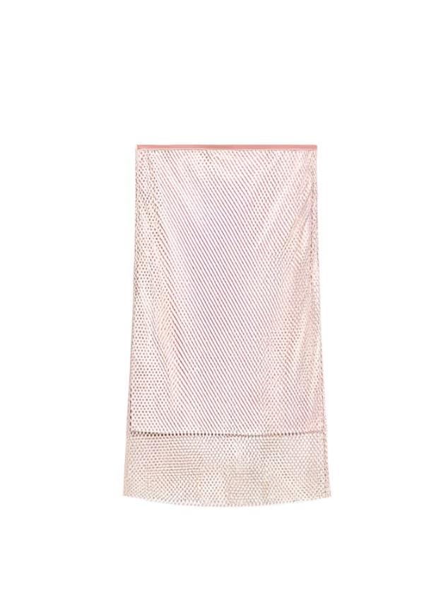 ZINNIA strass mesh skirt, lavender