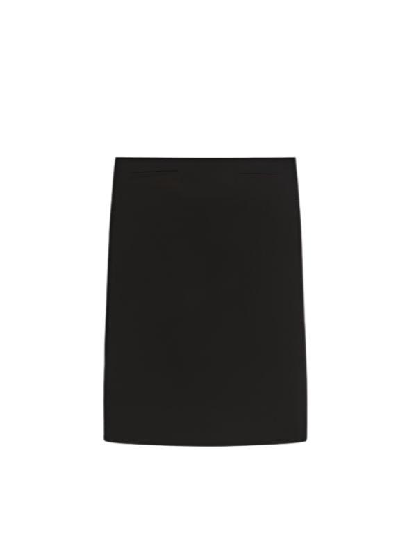 LUIGIA wool skirt, black