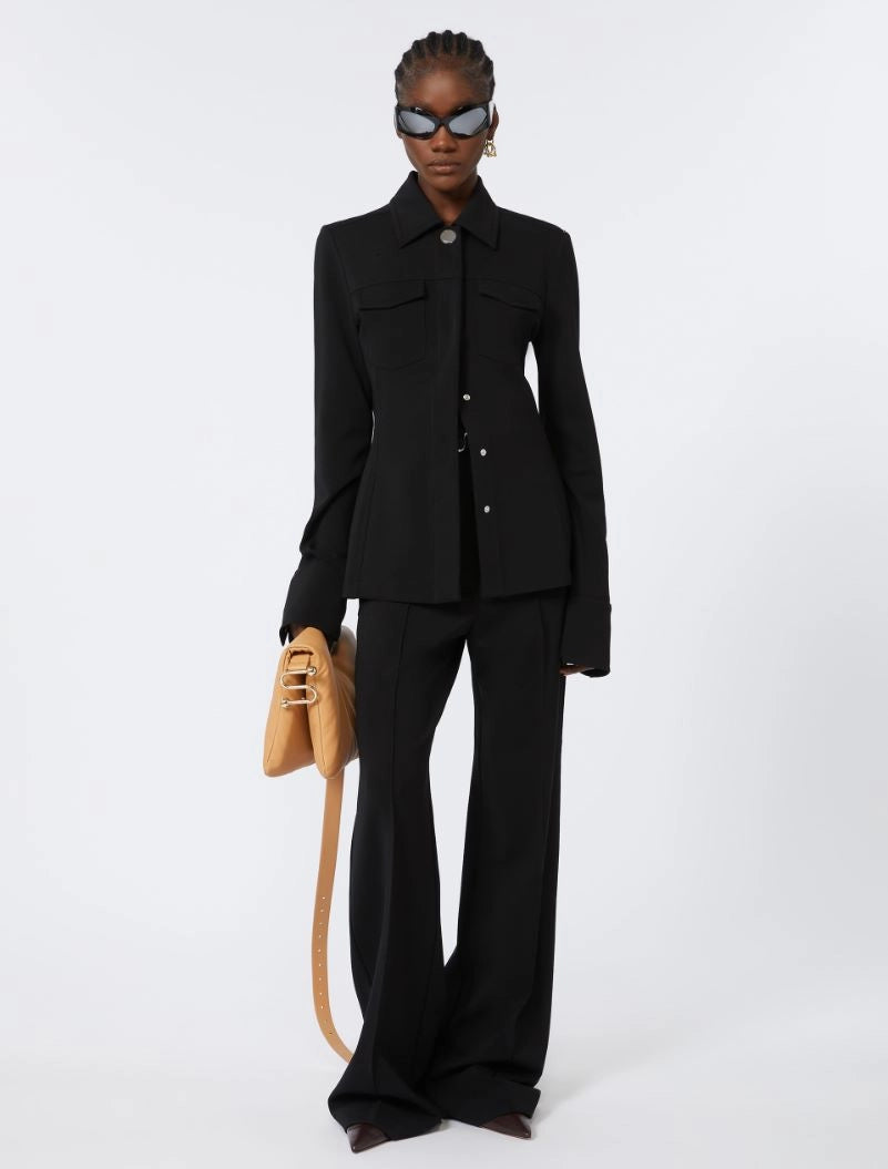 Texas jersey trousers, black