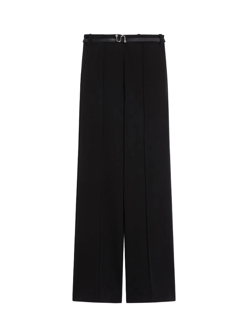 Texas jersey trousers, black