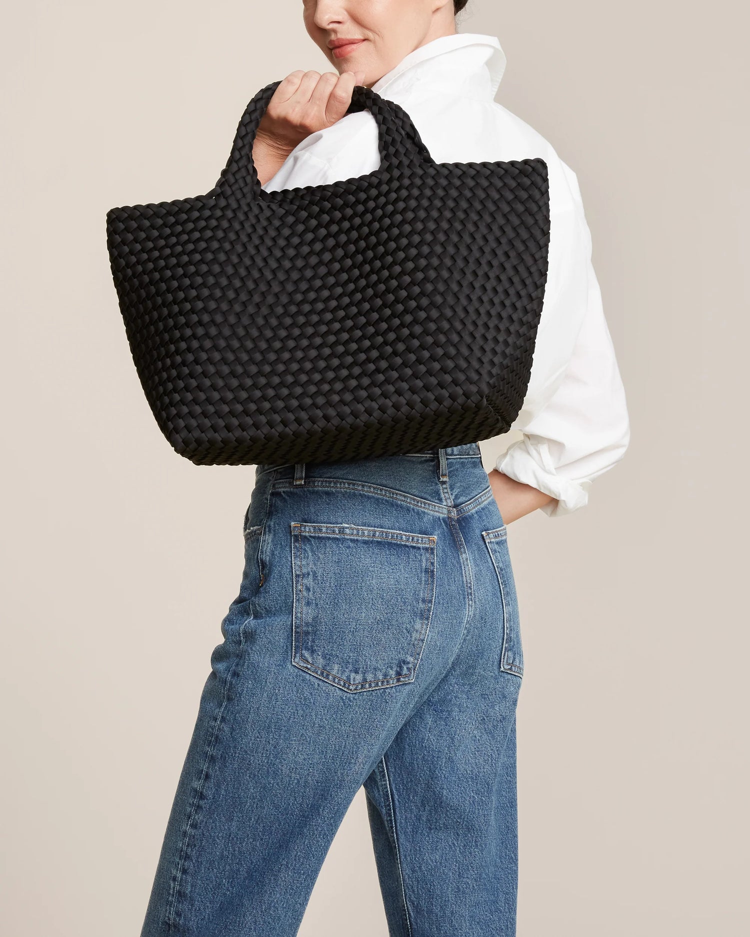 St Barths Medium Tote, onyx