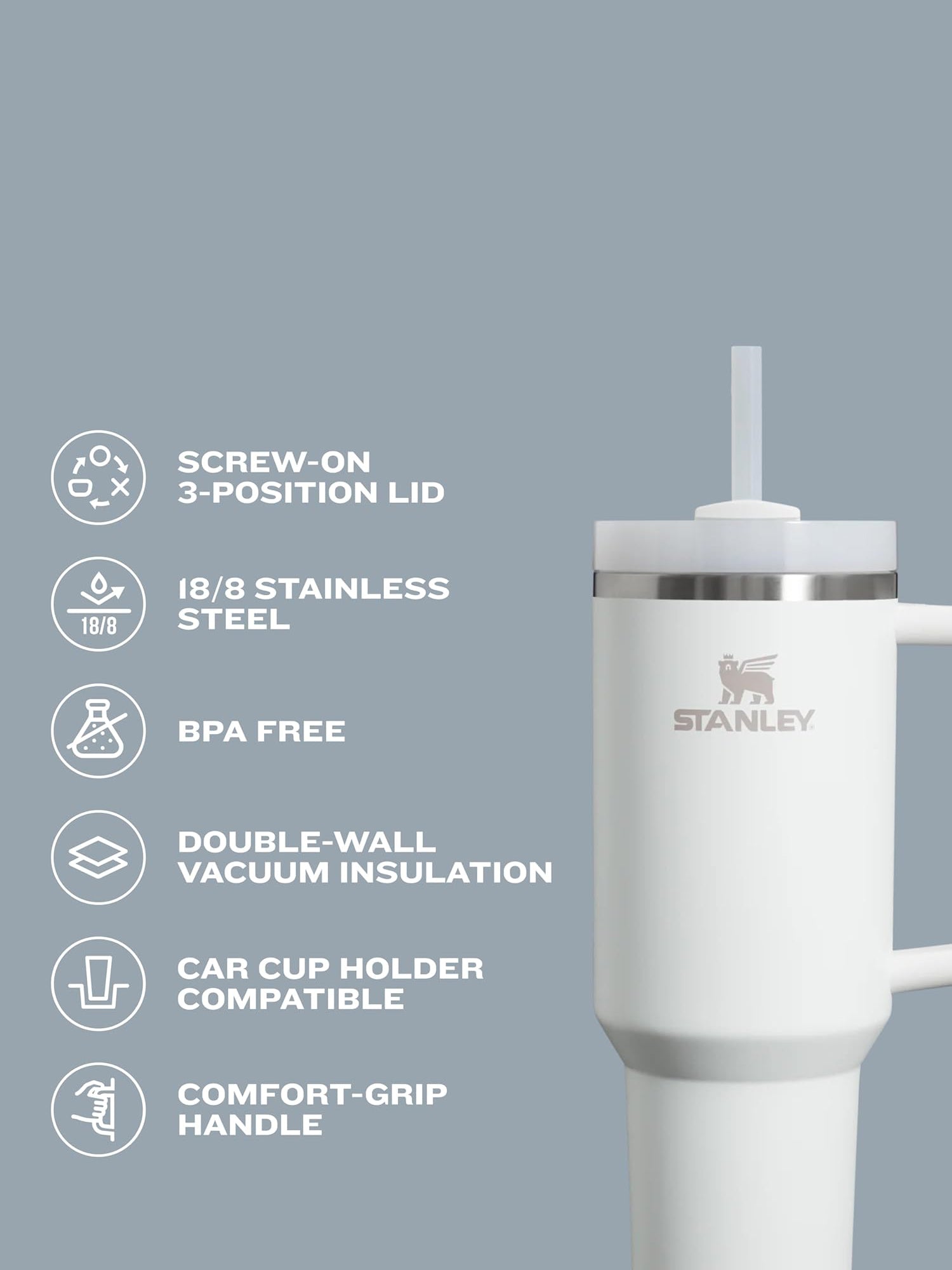 The Quencher H2.0 Flowstate™ Tumbler, black (1,2L)