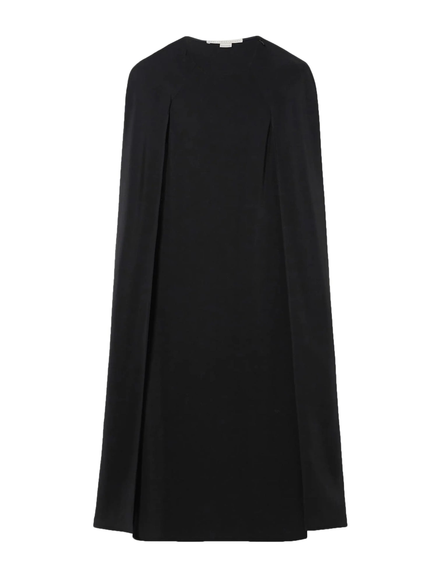 Cape dress, black