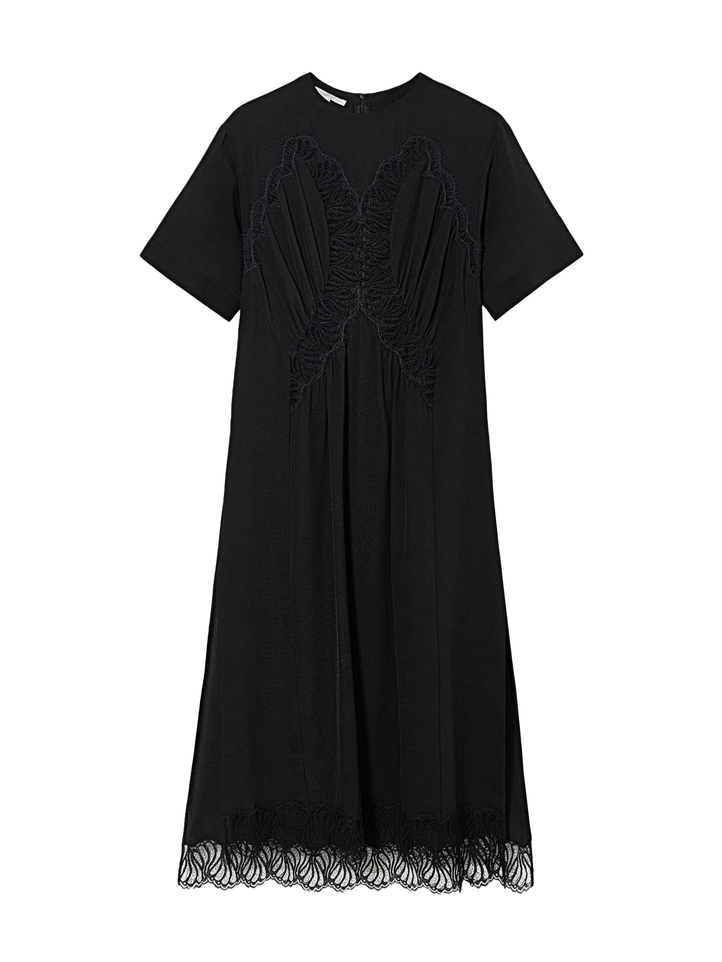 Lace dress, black